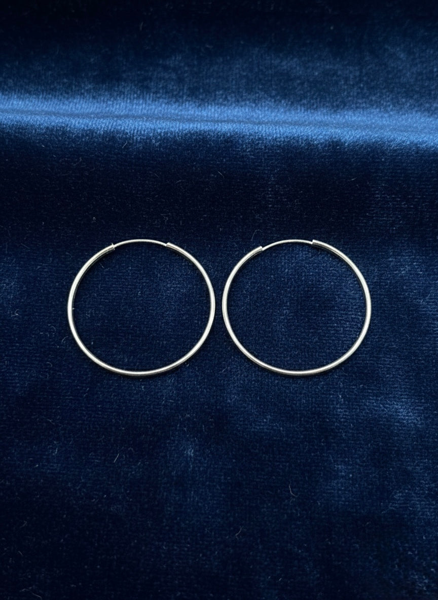 925 Sterling Silver Twisted Hoop Earrings, Textured Silver Hoops, Classic Round Earrings, Minimalist Everyday Jewelry, Gift for Her