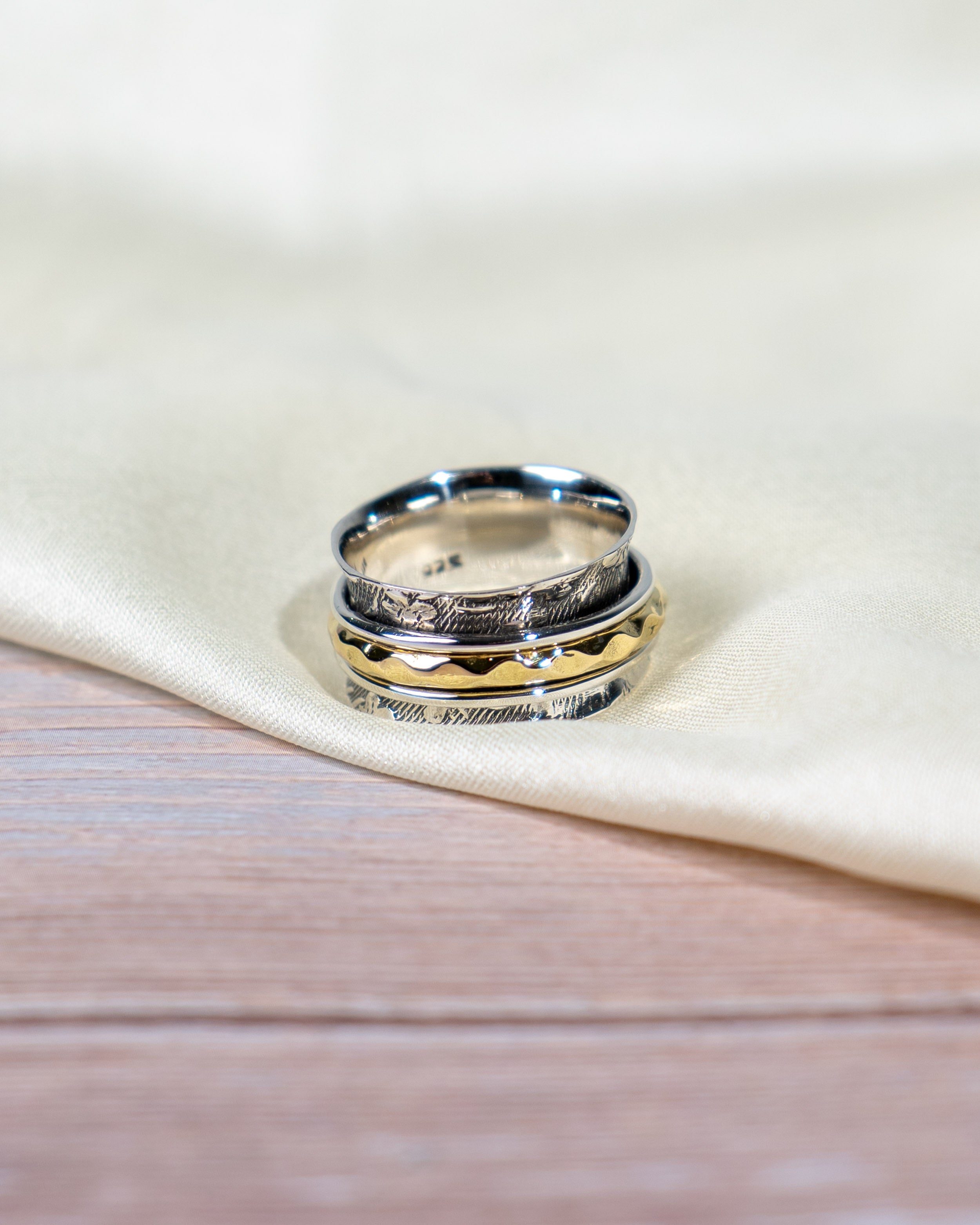 Handmade Sterling Silver Unisex Ring | Minimalist Couple Band