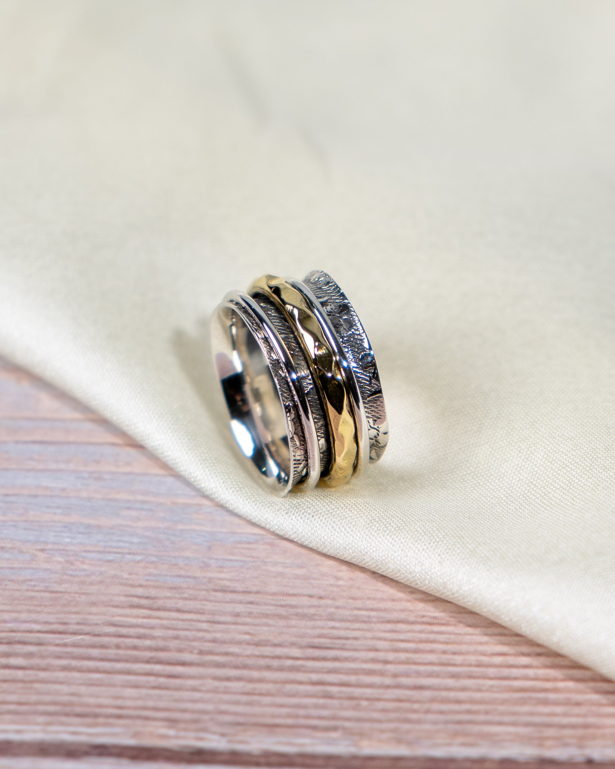 Handmade Sterling Silver Unisex Ring | Minimalist Couple Band