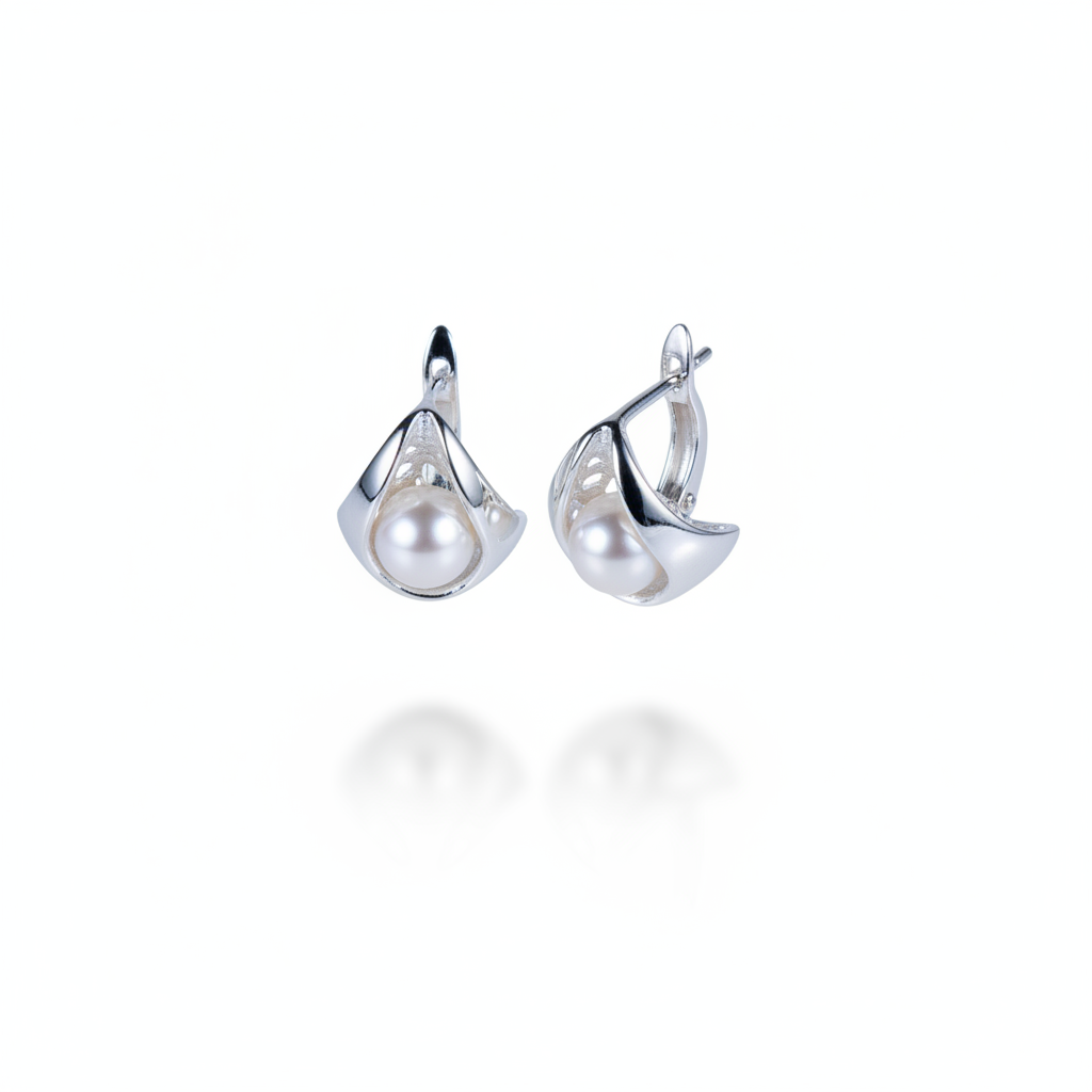 Pearl Stud Earrings