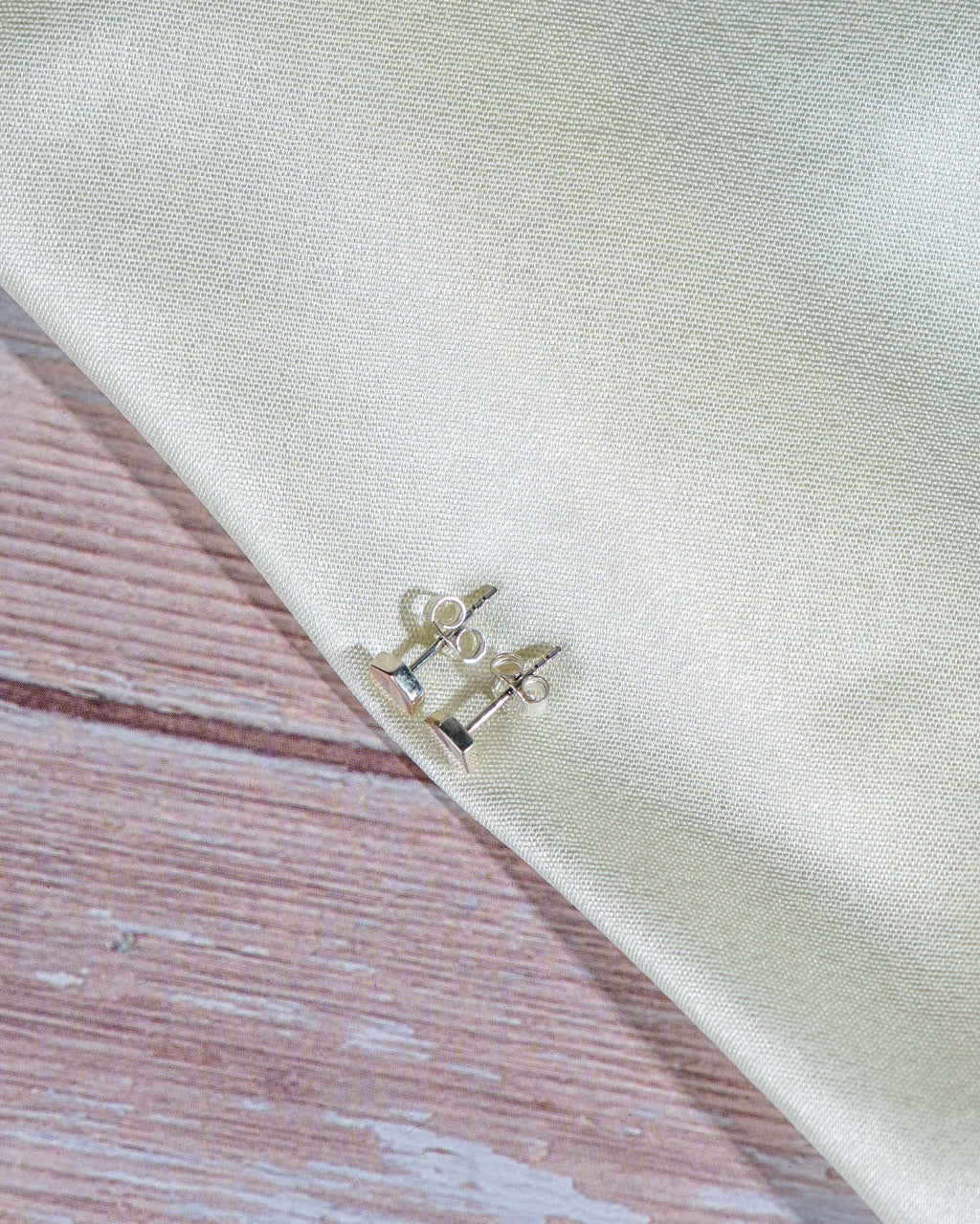 925 Sterling Silver Hexagon Stud Earrings: Minimalist Geometric Everyday Jewelry