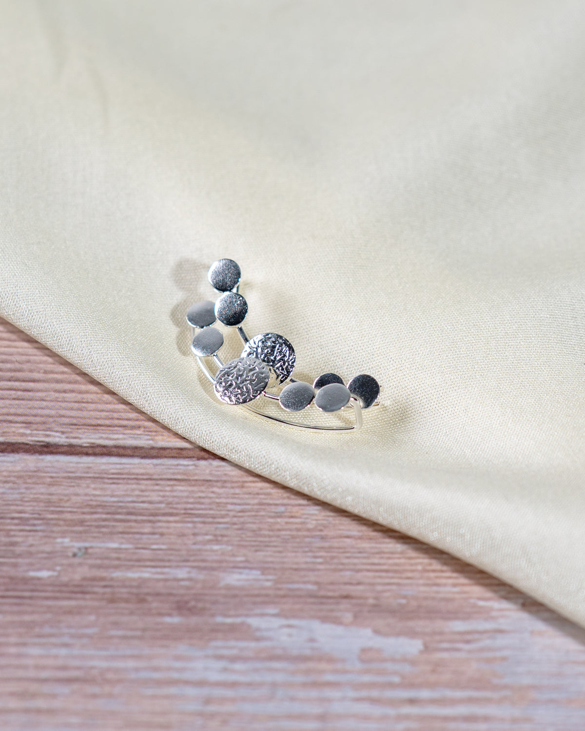 925 Sterling Silver Minimalist Dot Drop Earrings, High Shine Everyday Wear