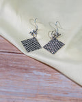 925 Sterling Silver Geometric Drop Earrings, Modern Abstract Earrings, Contemporary Jewelry, Minimalist Fashion Accessory