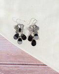 Sterling Silver Butterfly Dangle Earrings, Nature Inspired Boho Jewelry
