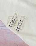 Handmade Sterling Silver Spiral Dangle Earrings | Boho Drop Jewelry