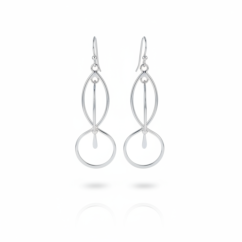 Infinity Loop Dangle Earrings
