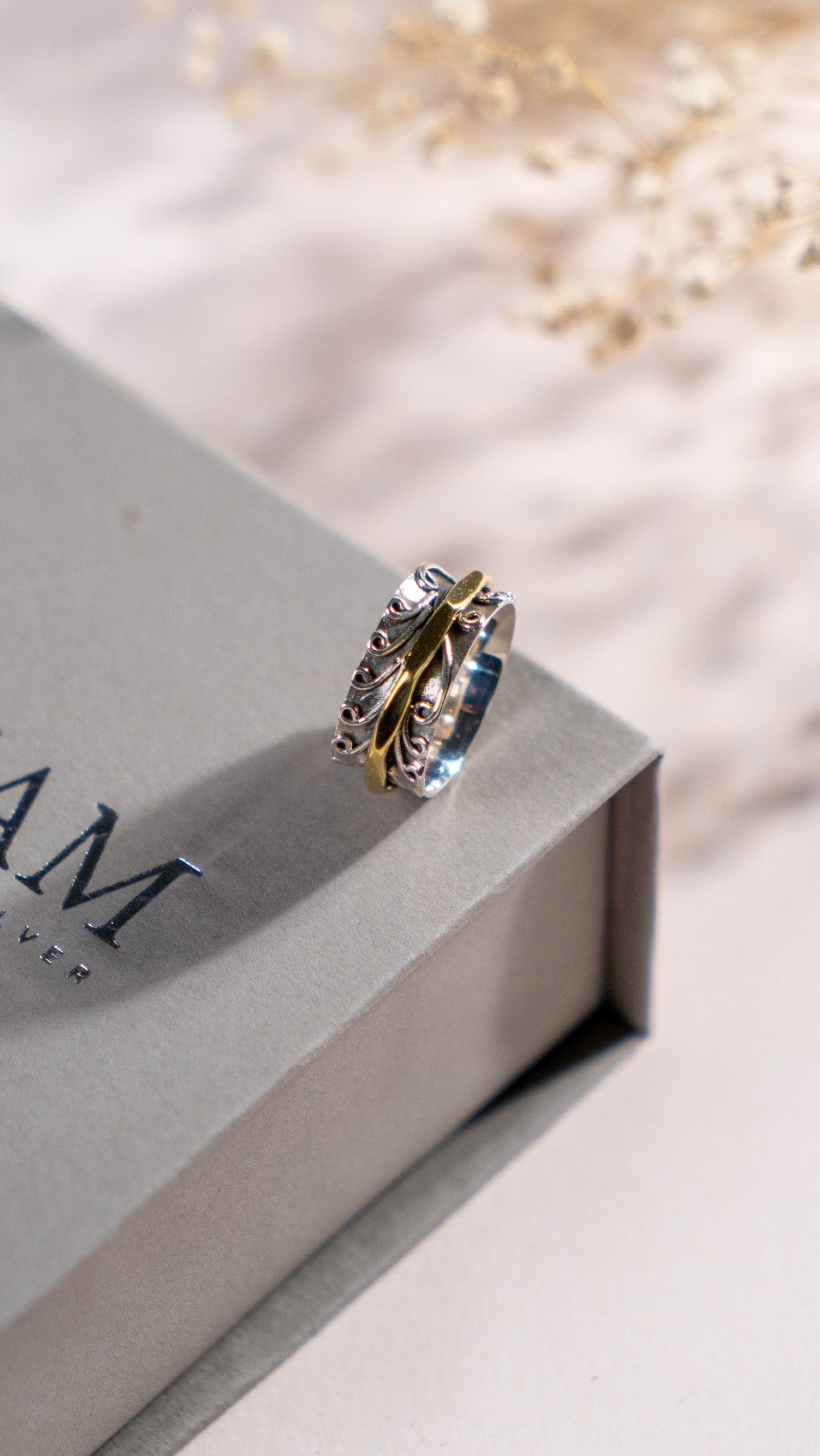 Handmade 925 Sterling Silver Men's Band Ring | Minimalist Design