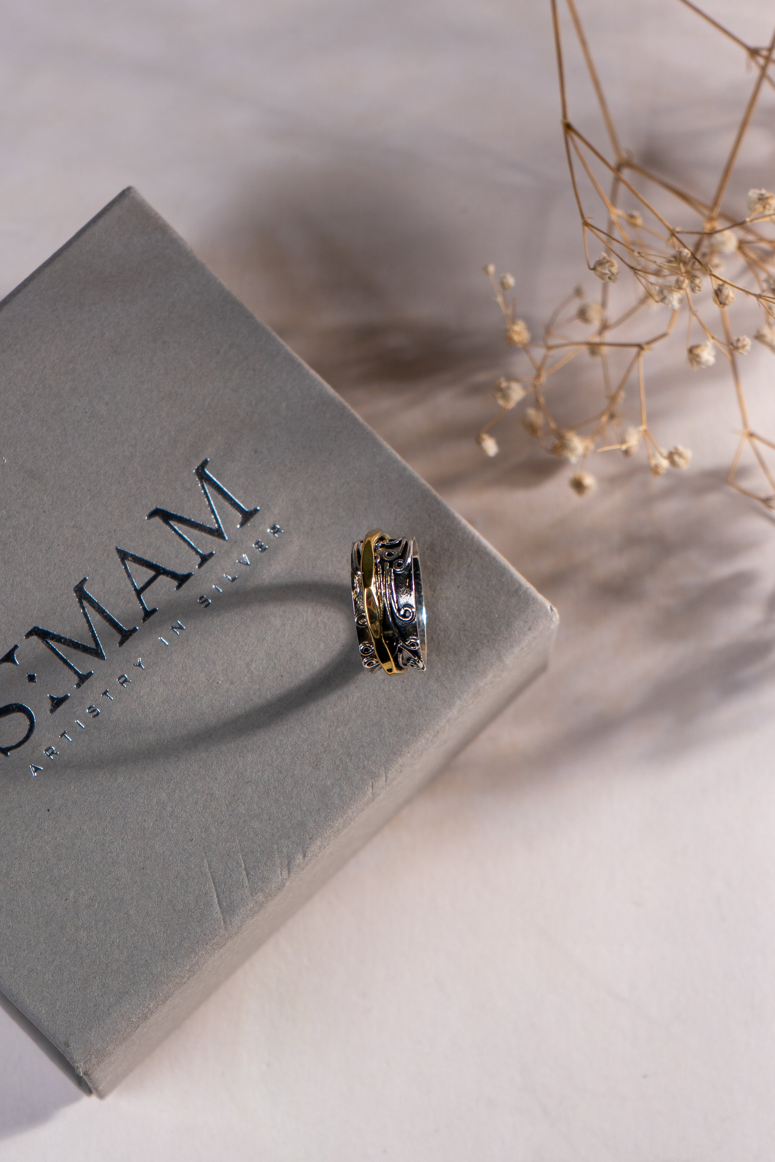 Handmade 925 Sterling Silver Men's Band Ring | Minimalist Design