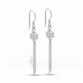 Lock Chain Dangle Earrings