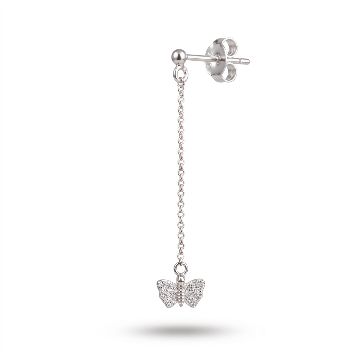 Butterfly Chain Drop Earrings