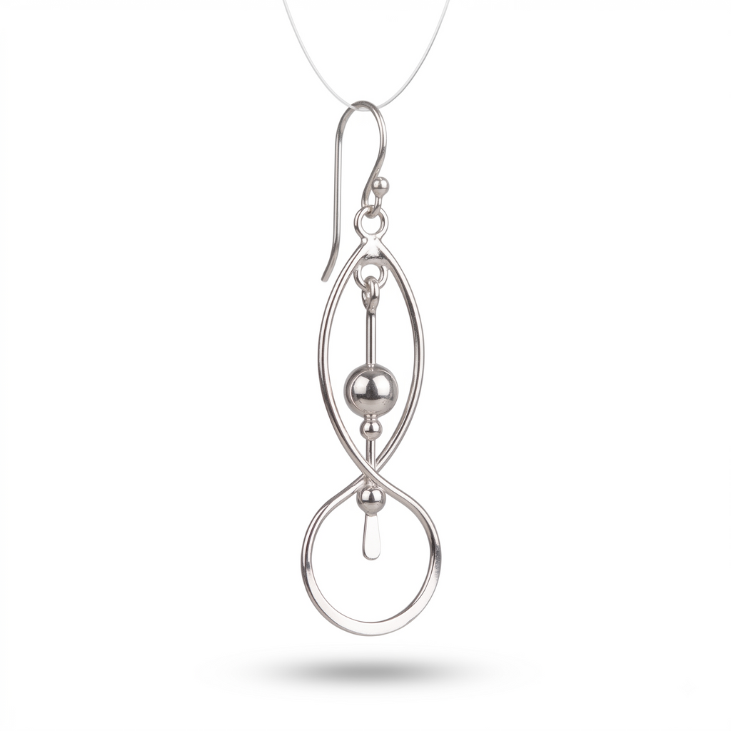 Infinity Loop Dangle Earrings