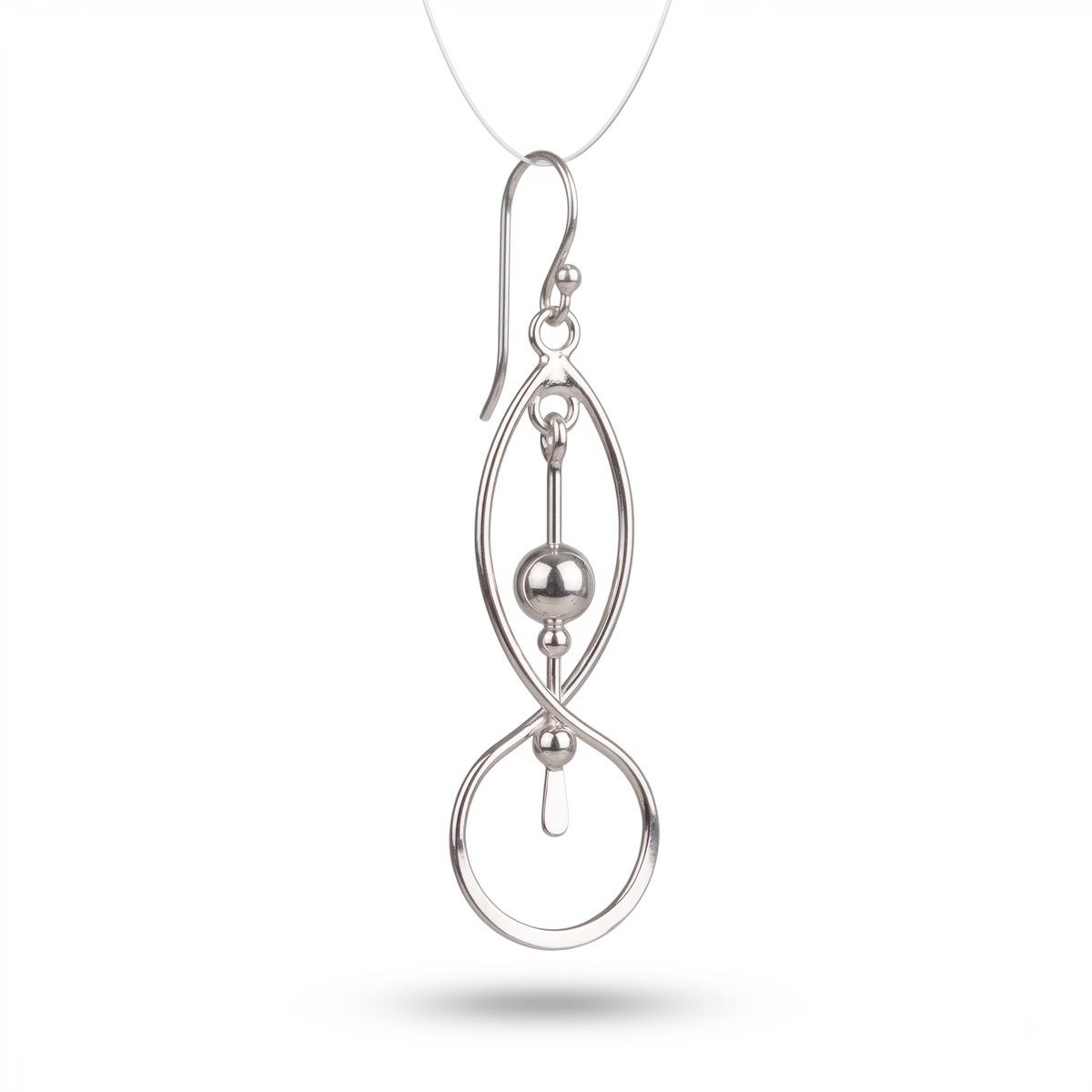 Infinity Loop Dangle Earrings