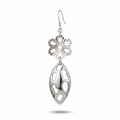 Handmade Silver Tone Dangle Earrings: Boho Lightweight Alloy Jewelry