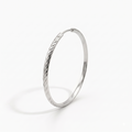 925 Sterling Silver Engraved Hoop Earrings, Lightweight Minimalist Everyday Jewelry