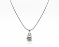 Sterling Silver Christmas Lantern Necklace | Minimalist Charm Pendant