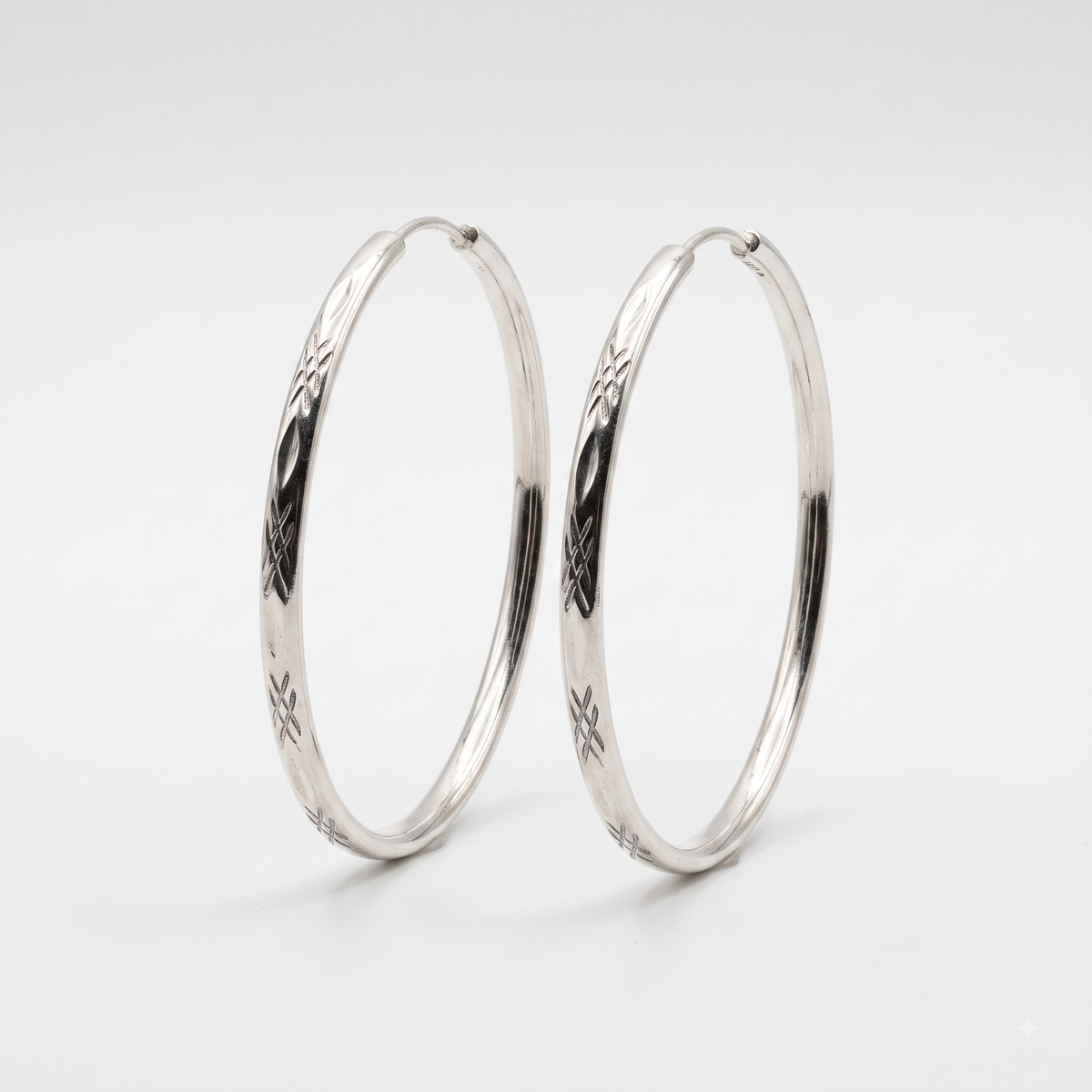 925 Sterling Silver Twisted Hoop Earrings, Textured Silver Hoops, Classic Round Earrings, Minimalist Everyday Jewelry, Gift for Her