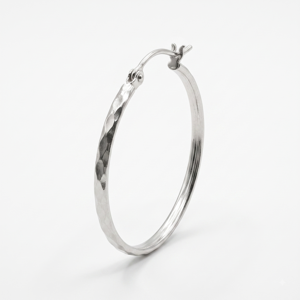 925 Sterling Silver Hoop Earrings, Minimalist Silver Hoops, Thin Round Hoop Earrings, Lightweight Everyday Jewelry, Classic Gift for Her