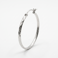 925 Sterling Silver Hoop Earrings, Minimalist Silver Hoops, Thin Round Hoop Earrings, Lightweight Everyday Jewelry, Classic Gift for Her