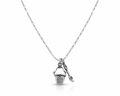 Sterling Silver Watering Can Necklace | Gardening Gift
