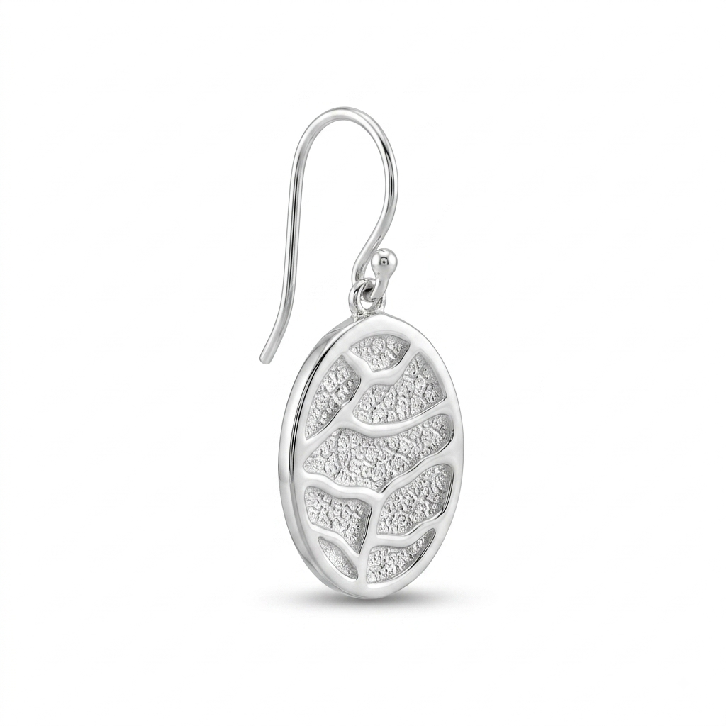 Silver Leaf Earrings