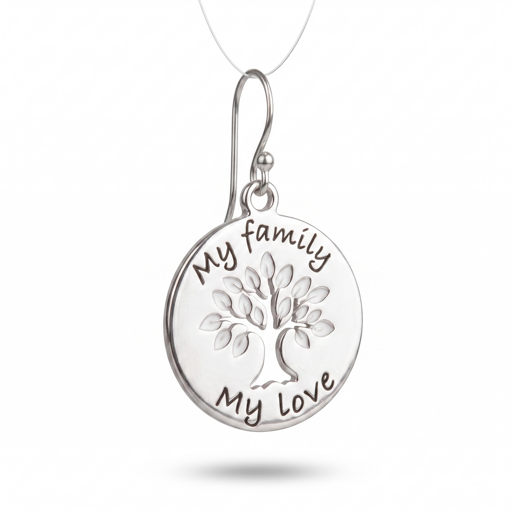 Silver Tree of Life Earrings