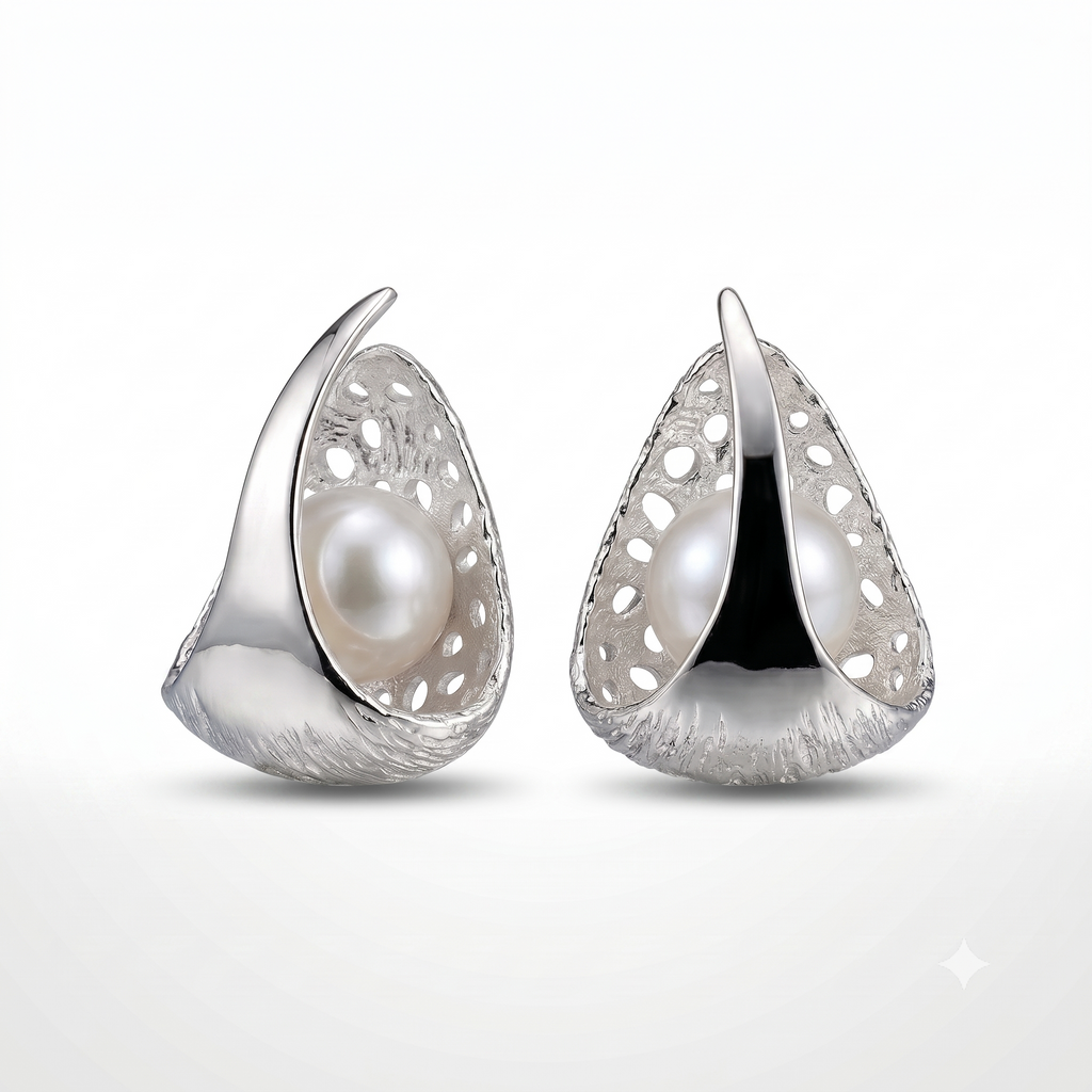 Pearl Stud Earrings
