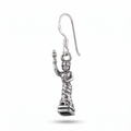 Handmade Silver Skeleton Earring