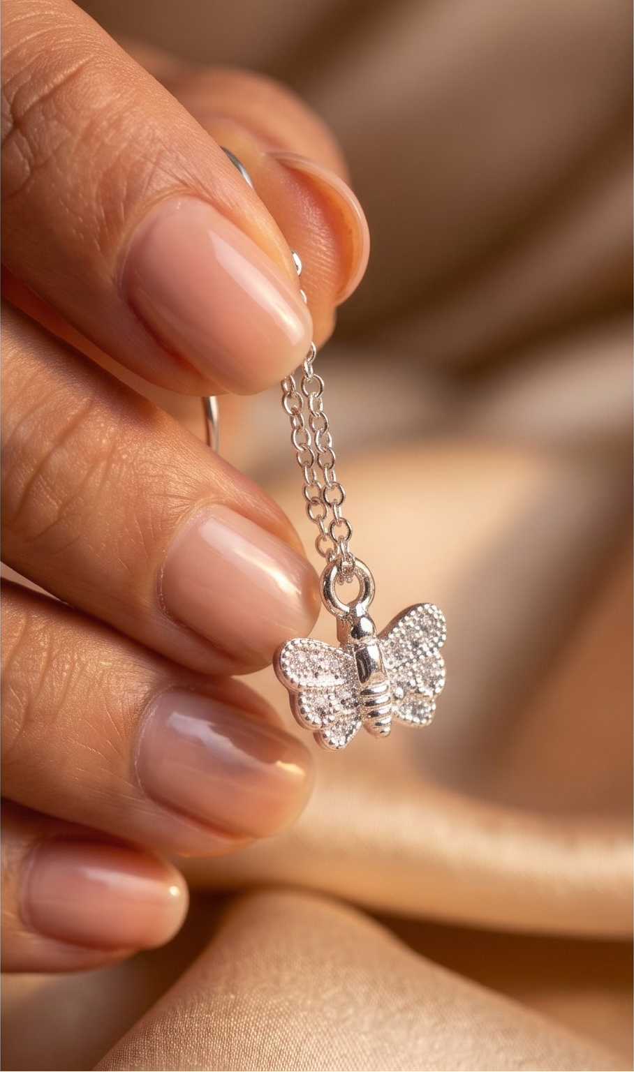 Butterfly Chain Drop Earrings