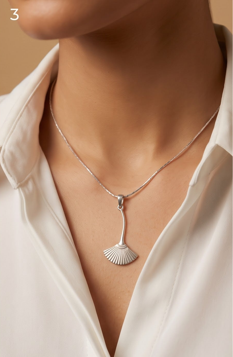 Sterling Silver Broom Pendant Necklace | Witchy Halloween Charm