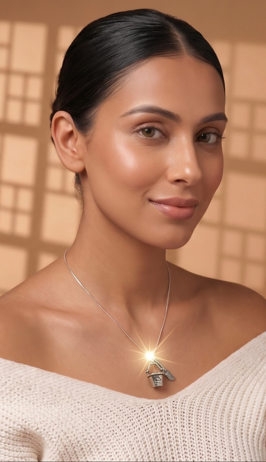 Sterling Silver Watering Can Necklace | Gardening Gift