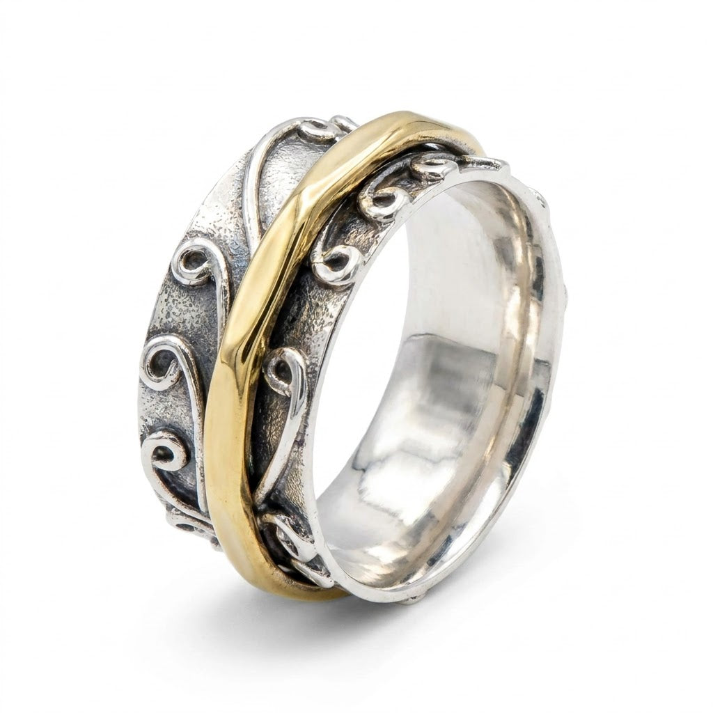 Handmade 925 Sterling Silver Men's Band Ring | Minimalist Design