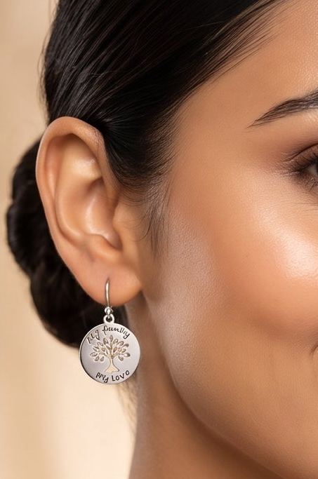 Silver Tree of Life Earrings
