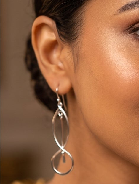 Infinity Loop Dangle Earrings