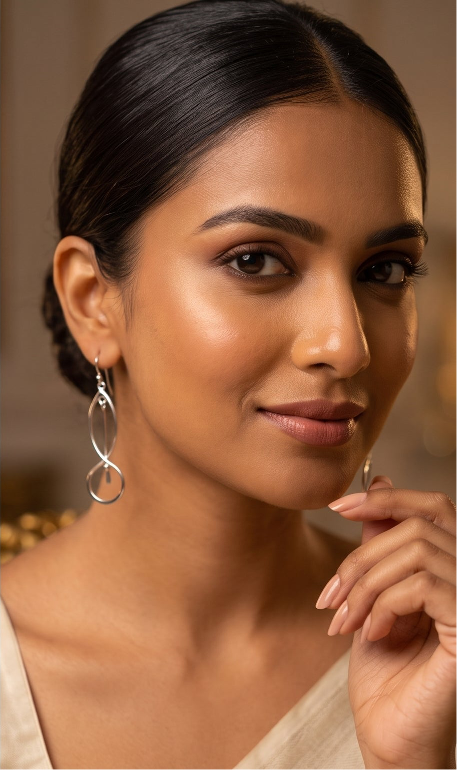 Infinity Loop Dangle Earrings