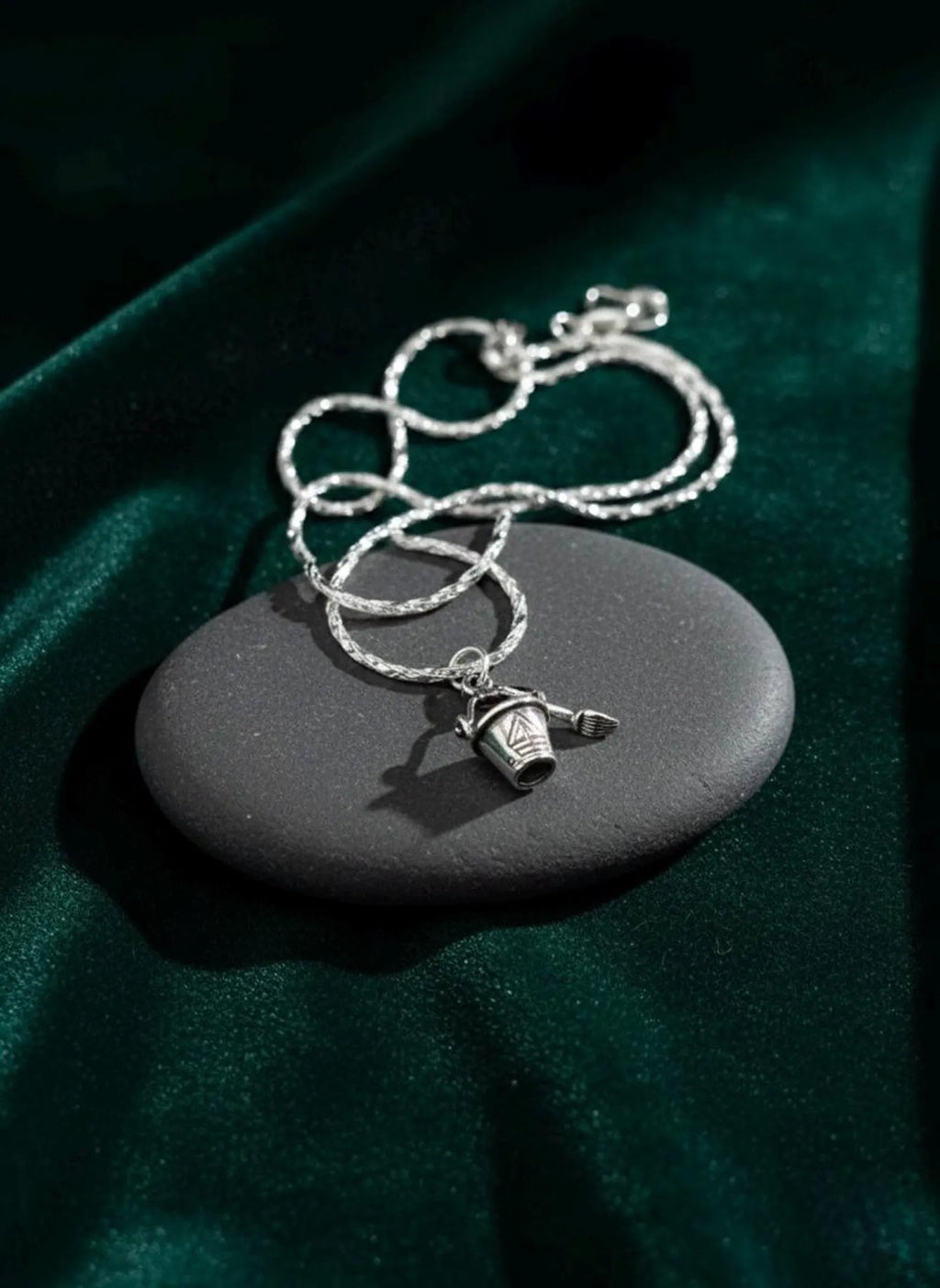 Sterling Silver Watering Can Necklace | Gardening Gift