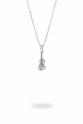 Sterling Silver Violin Pendant Necklace – Musician Gift, Handmade Jewelry