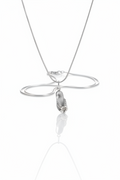 Sterling Silver Flip Flop Necklace – Floral Beach Sandal Pendant