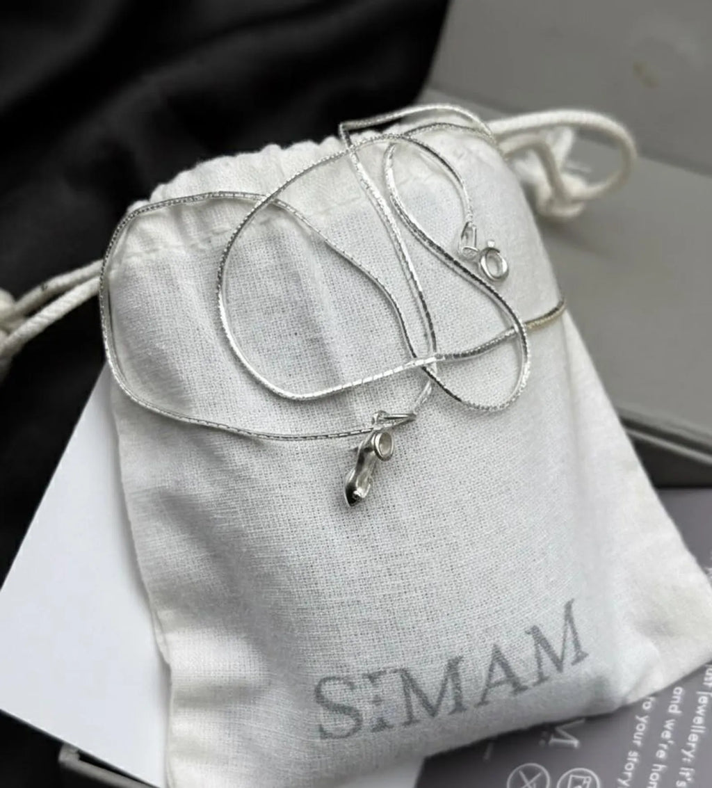 Sterling Silver Ice Skate Pendant Necklace | Winter Sports Gift