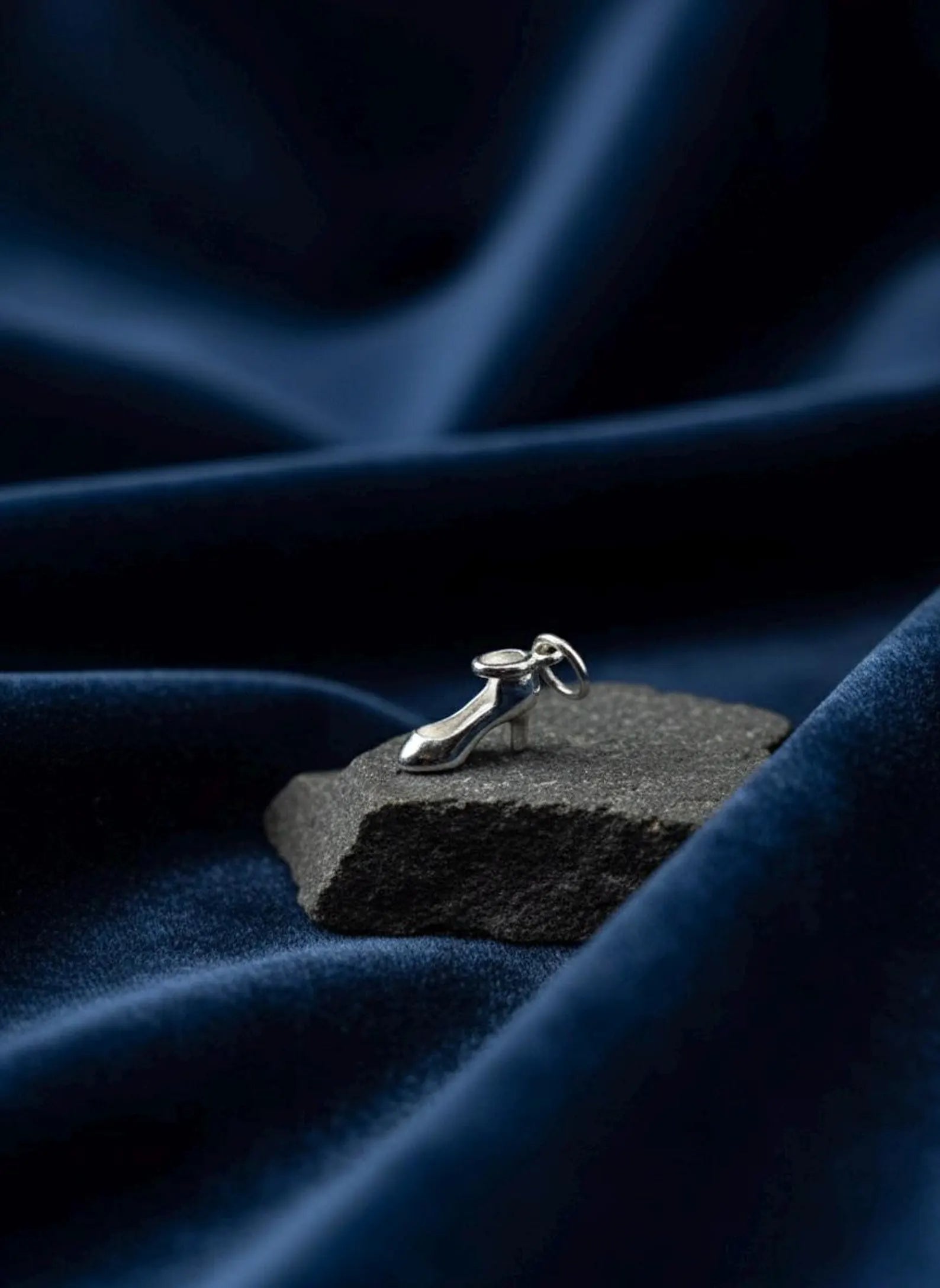 Sterling Silver Ice Skate Pendant Necklace | Winter Sports Gift