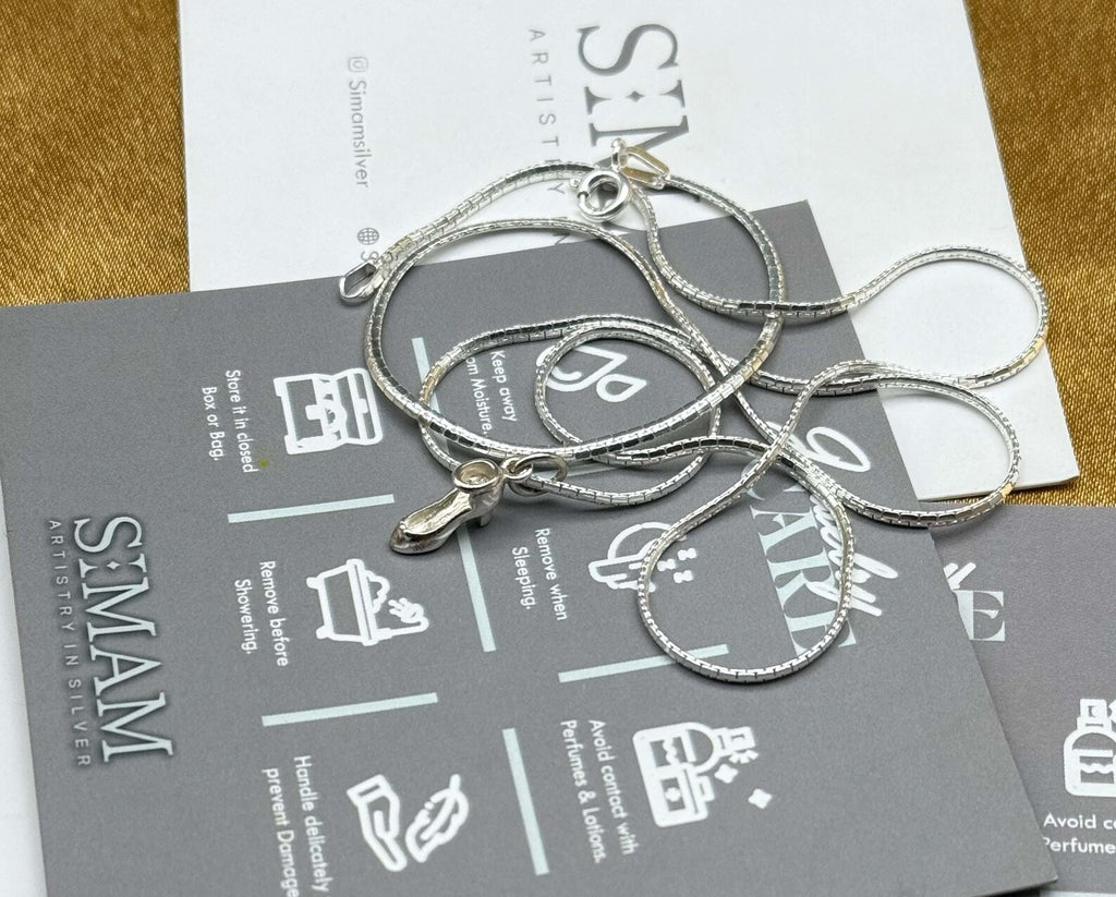 Sterling Silver Ice Skate Pendant Necklace | Winter Sports Gift