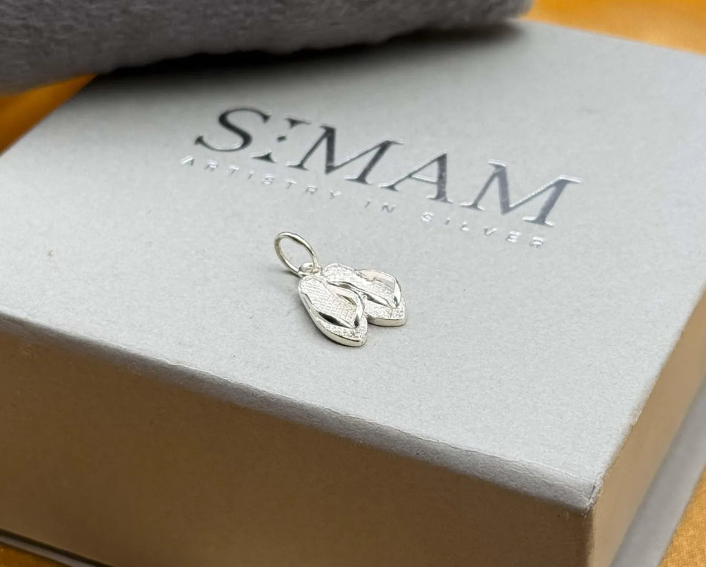 Sterling Silver Shoes Pendant Necklace | Handmade Sneaker Charm