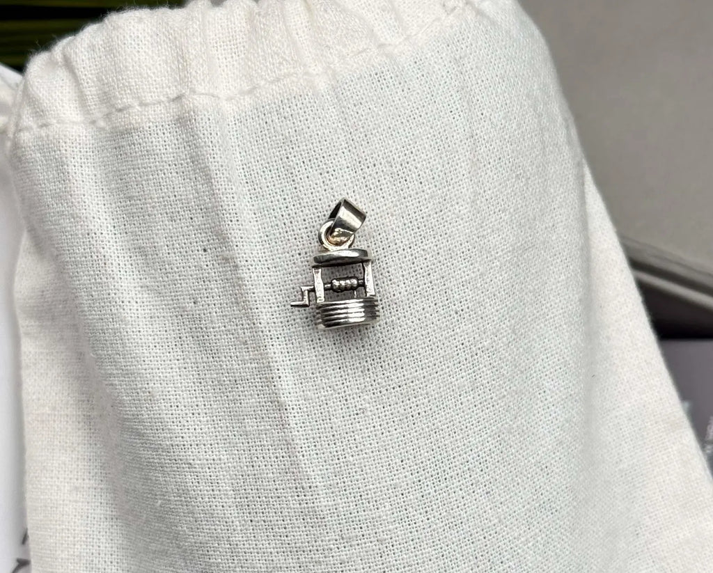 Sterling Silver Christmas Lantern Necklace | Minimalist Charm Pendant