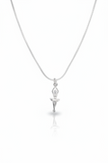 925 Sterling Silver Ballerina Pendant Necklace | Dancer Jewelry Gift | Ballet Lover Necklace | Elegant Dance Pendant |Christmas Gift for Her