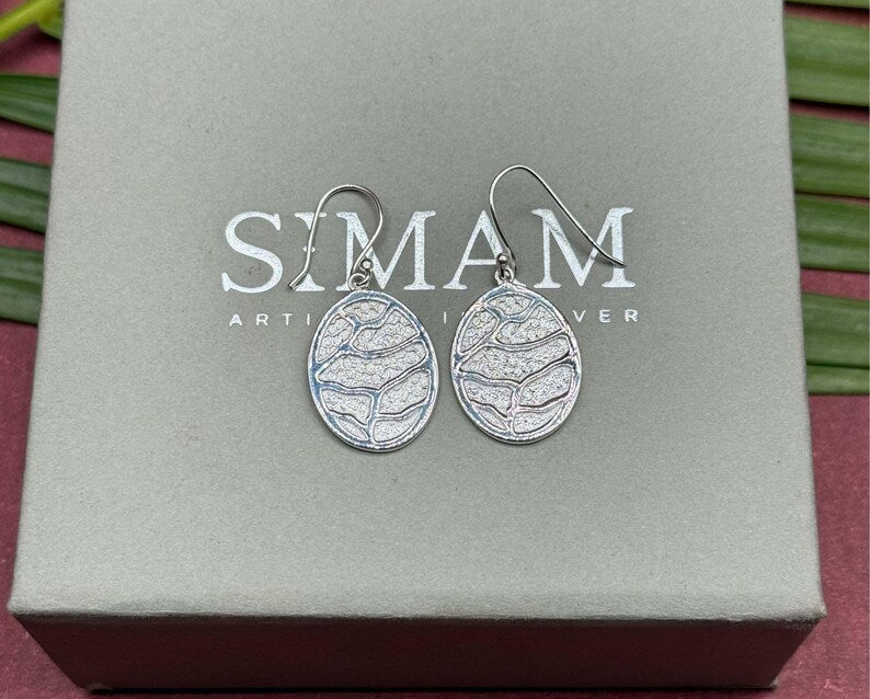 Silver Leaf Earrings