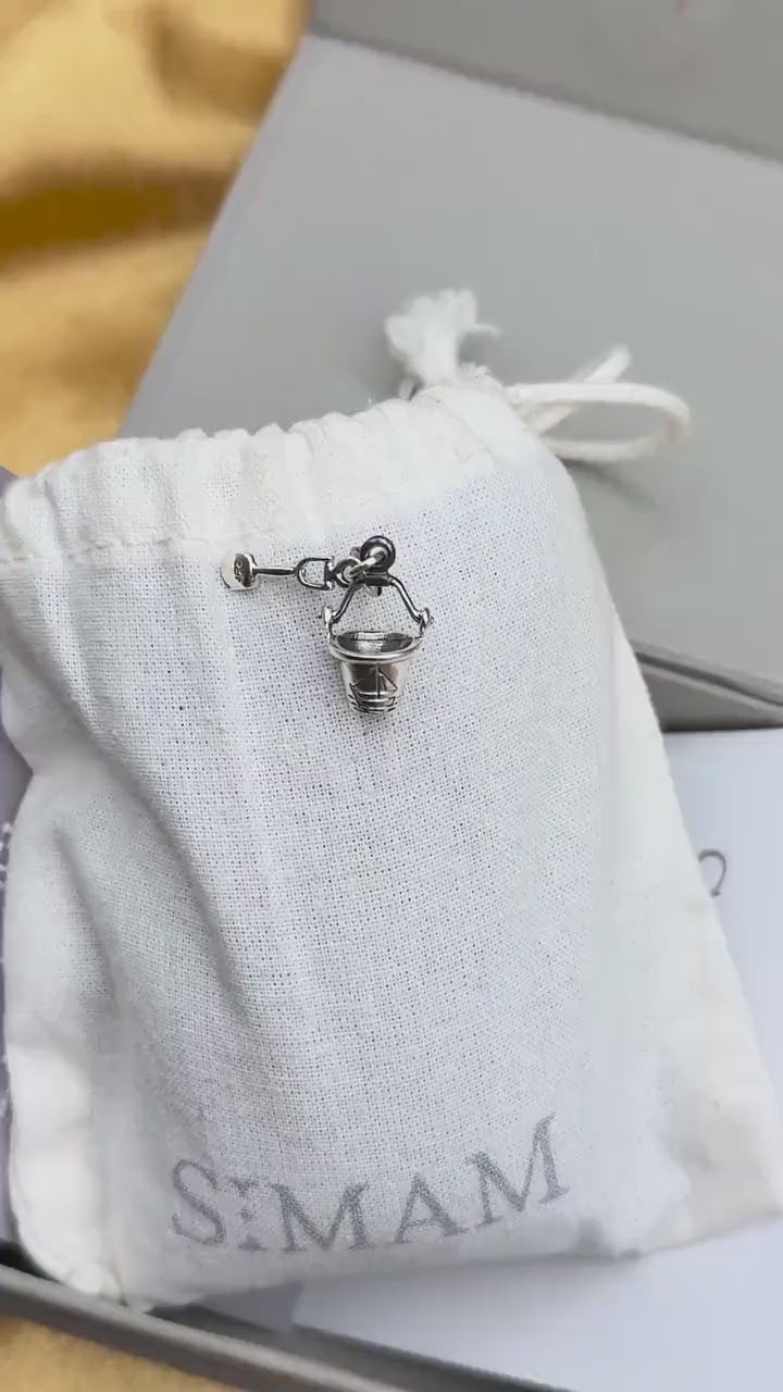 Sterling Silver Watering Can Necklace | Gardening Gift