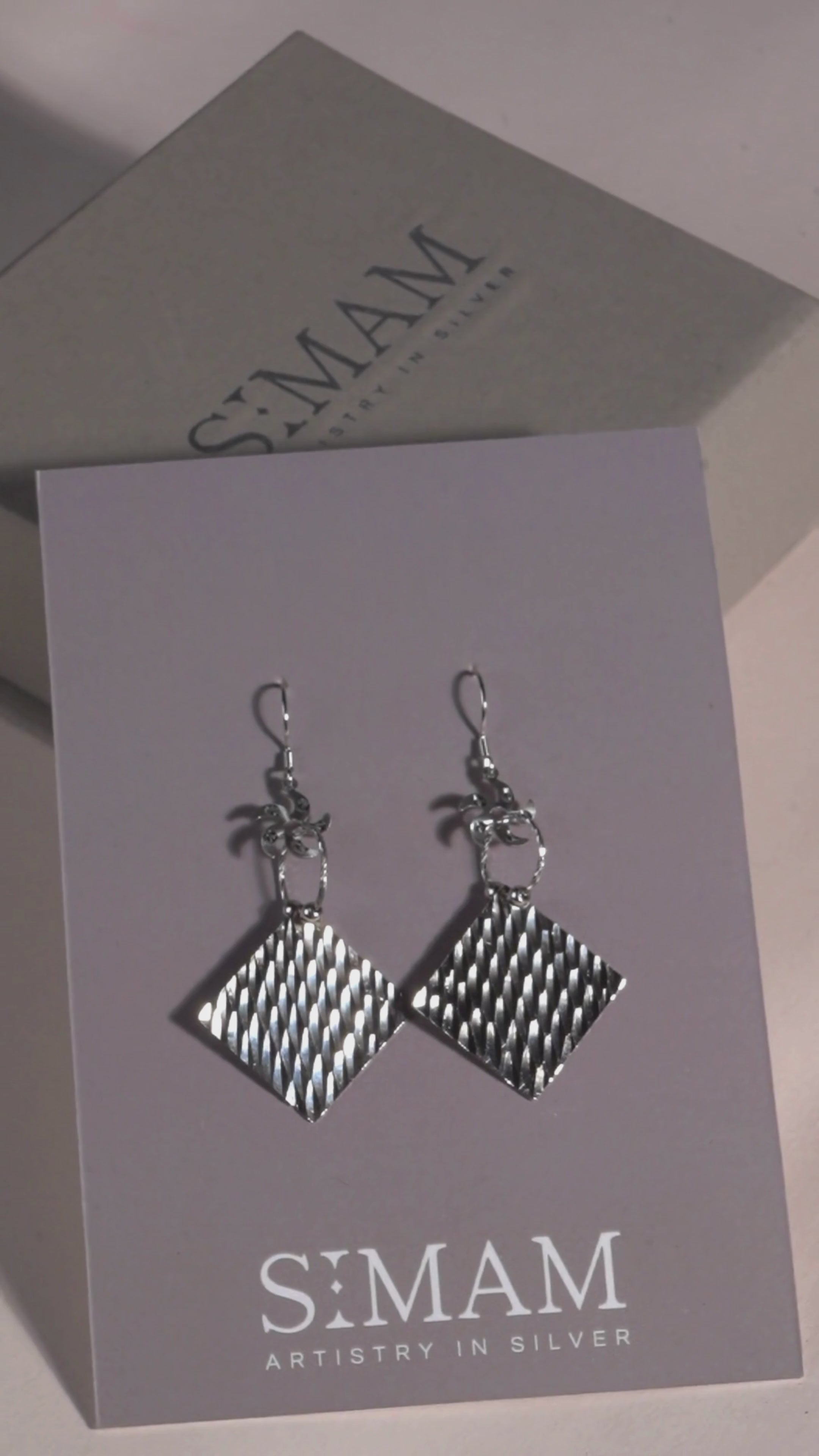 925 Sterling Silver Geometric Drop Earrings, Modern Abstract Earrings, Contemporary Jewelry, Minimalist Fashion Accessory