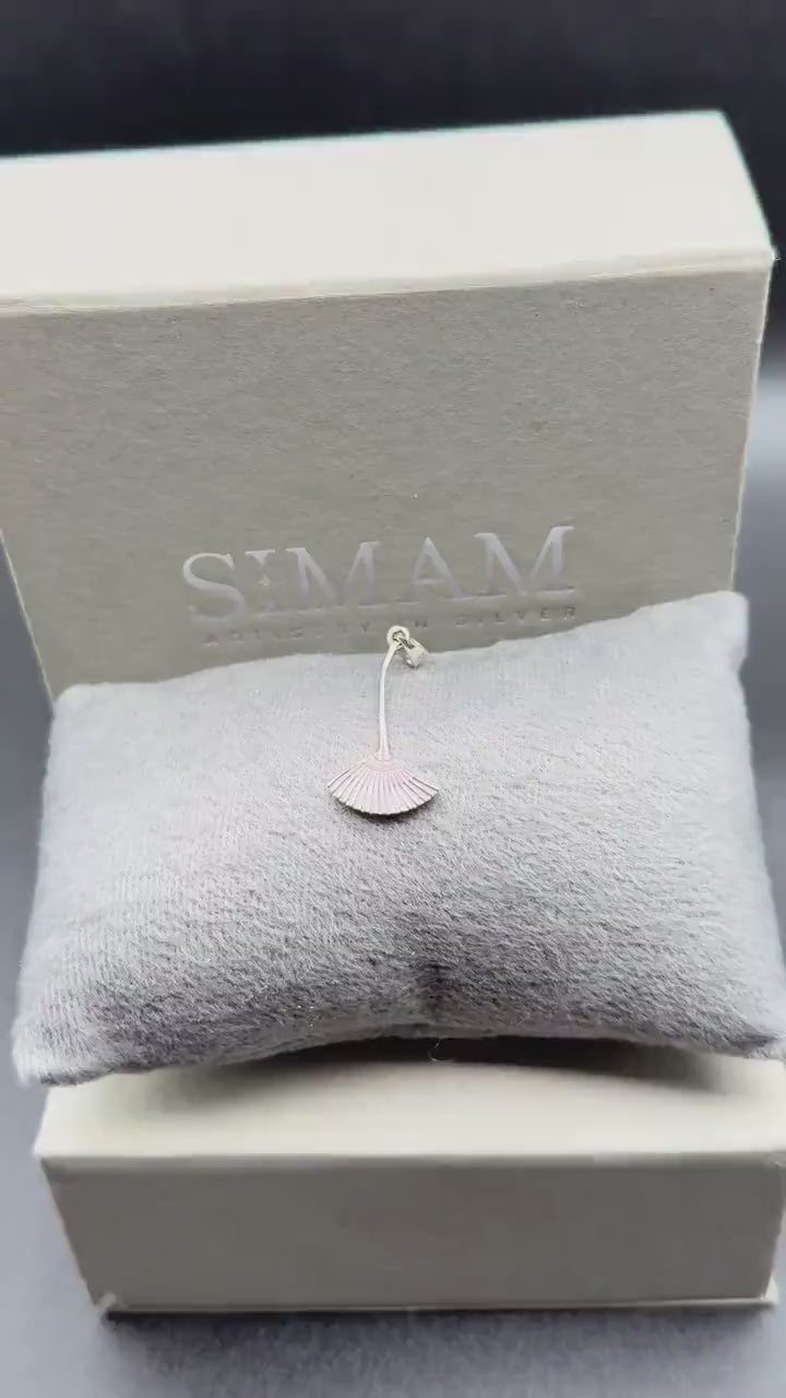 Sterling Silver Broom Pendant Necklace | Witchy Halloween Charm