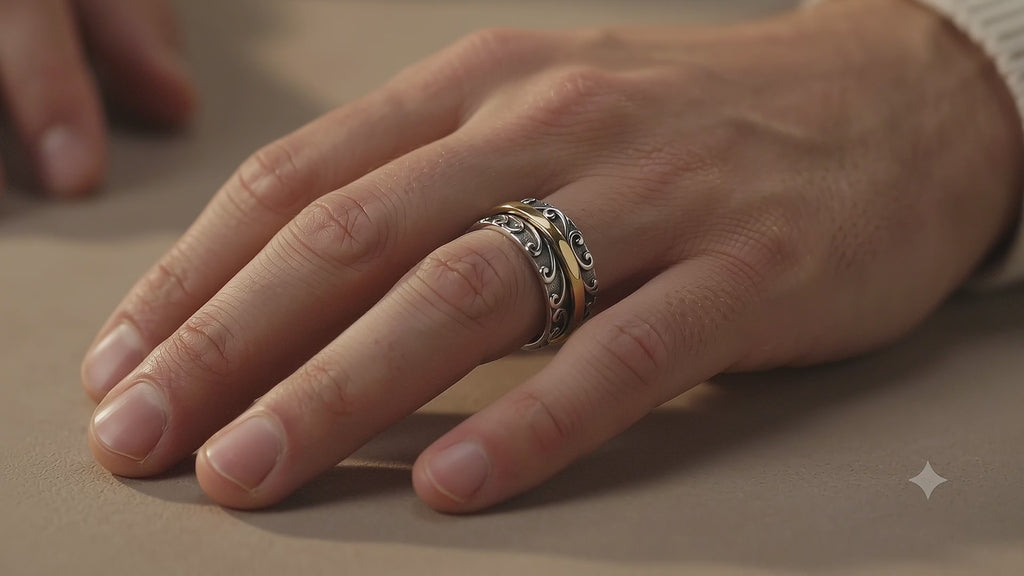 Handmade 925 Sterling Silver Men's Band Ring | Minimalist Design