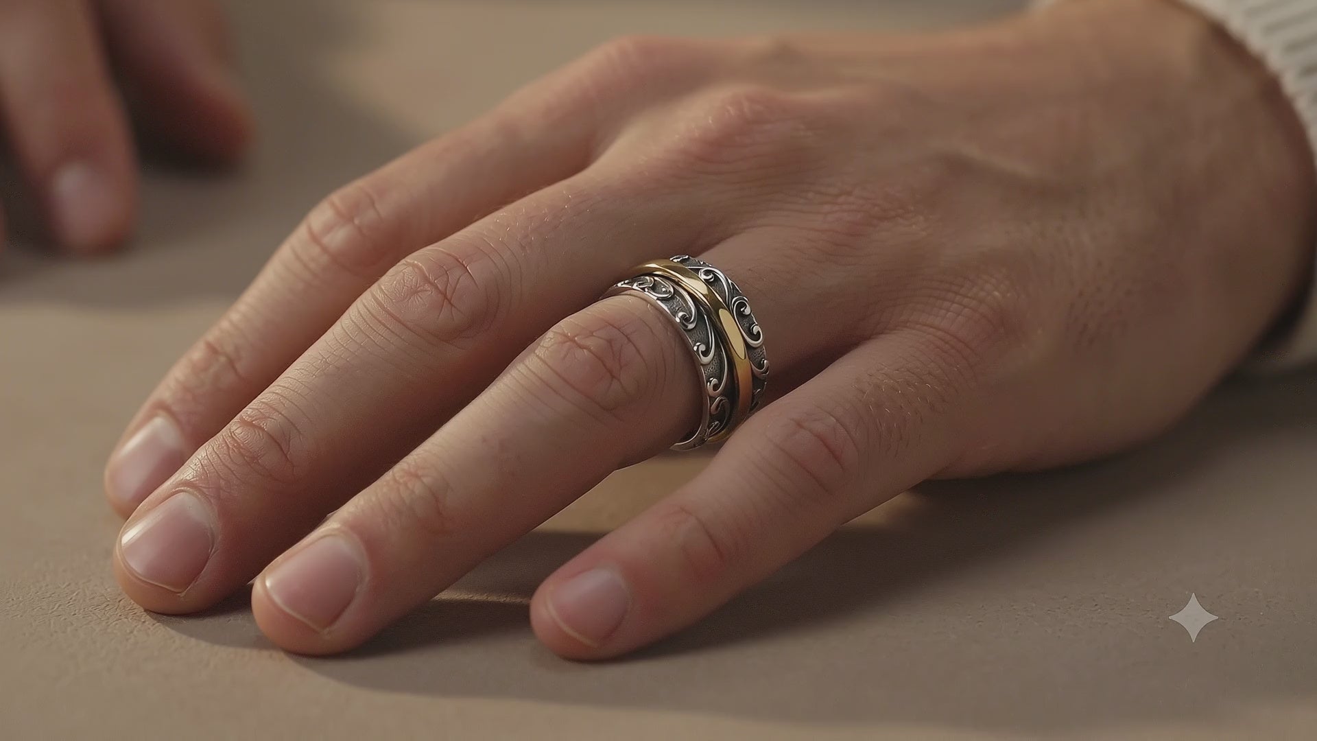 Handmade 925 Sterling Silver Men's Band Ring | Minimalist Design