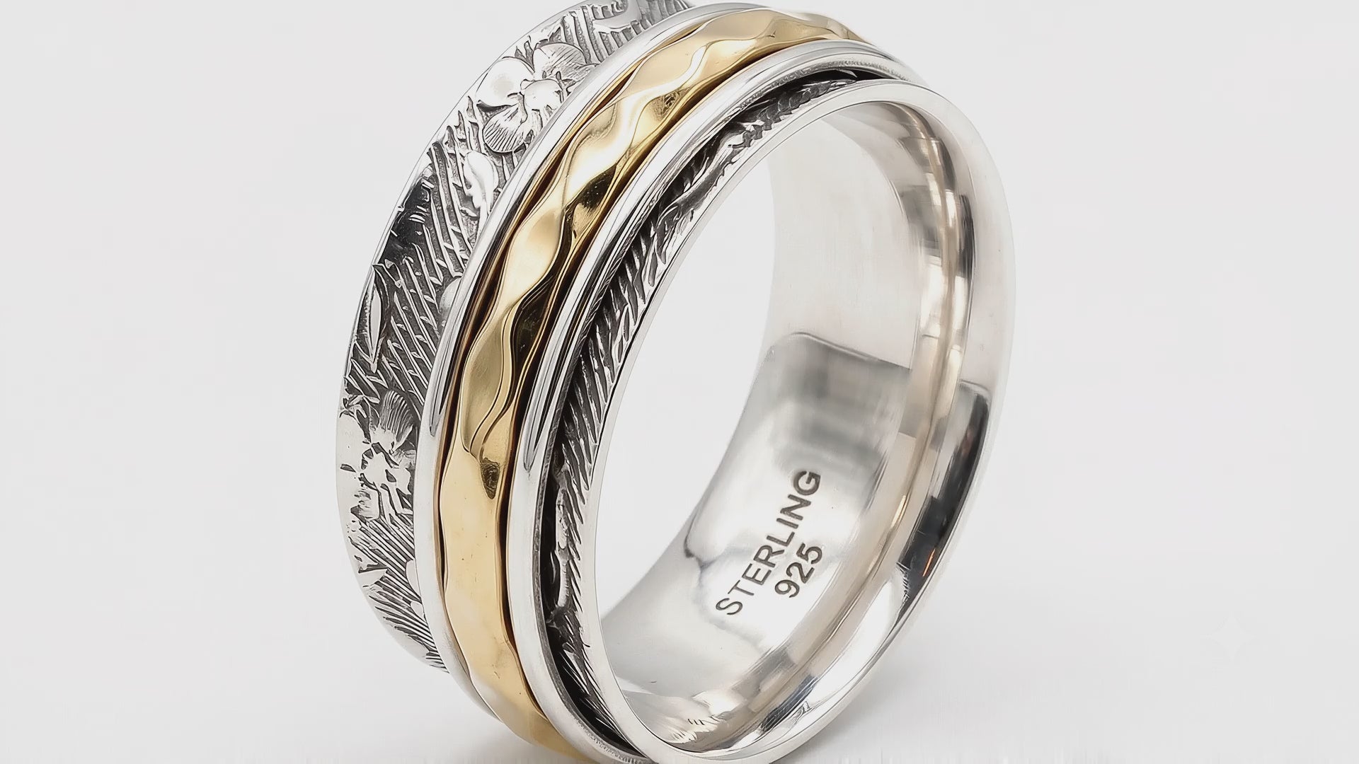 Handmade Sterling Silver Unisex Ring | Minimalist Couple Band A3